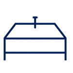 Flat Roof Coating Icon